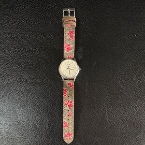 Coach Ruby Floral Leather Watch